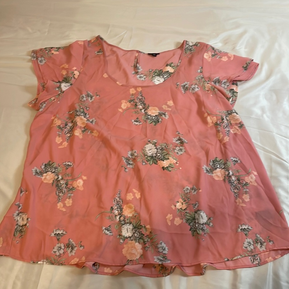 Torrid High low dress shirt.
